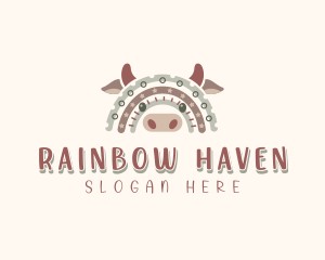 Kids Rainbow Daycare logo design