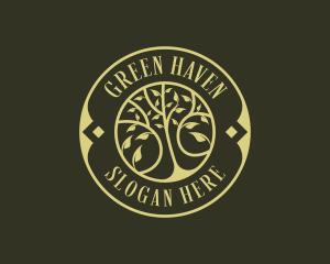 Tree Forestry Garden logo design