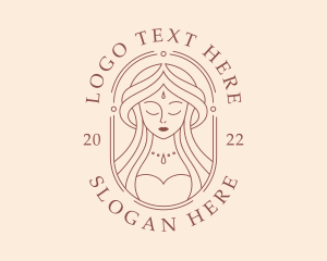 Facial - Beauty Woman Goddess logo design