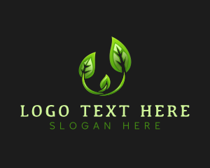 Eco Friendly - Environmental Nature Leaf logo design