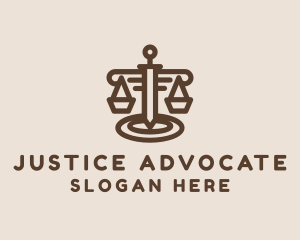 Prosecutor - Prosecutor Justice Sword logo design