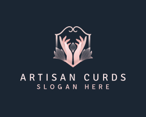 Hand Flower Spa logo design