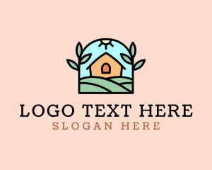 Barn - Home Organic Garden logo design