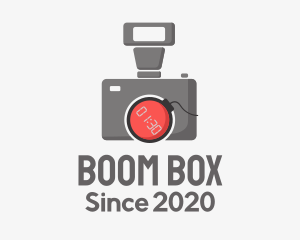 Explosion - Bomb Countdown Camera logo design