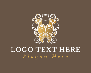 Bridal - Ornate Elegant Bodice logo design