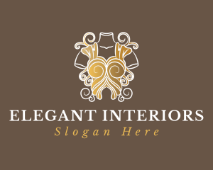 Ornate Elegant Bodice logo design