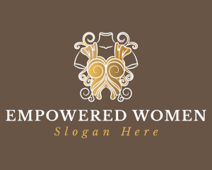 Ornate Elegant Bodice logo design