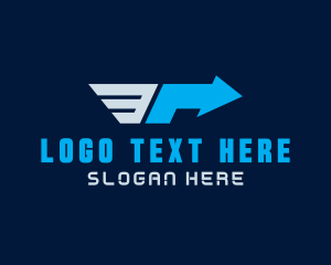 Logistics - Wing Arrow Logistics logo design