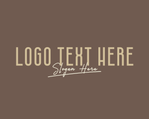 Handwritten - Fashion Script Boutique logo design