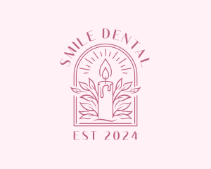 Wellness Spa Candle Logo