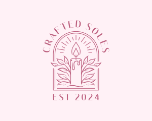 Wellness Spa Candle logo design