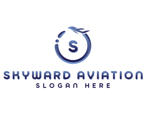 Aviation Flight Airplane logo design