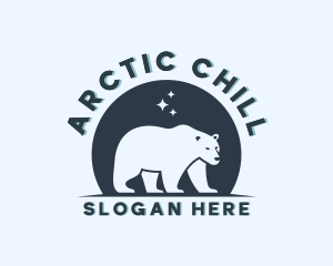 Wildlife Polar Bear logo design