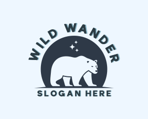 Wildlife Polar Bear logo design