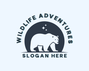 Wildlife Polar Bear logo design