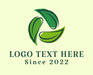 Detox - Holistic Wellness Tea Leaf logo design