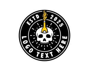 Bistro - Liquor Skull Bistro logo design