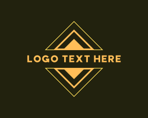 Communicate - Futuristic Tech Diamond logo design