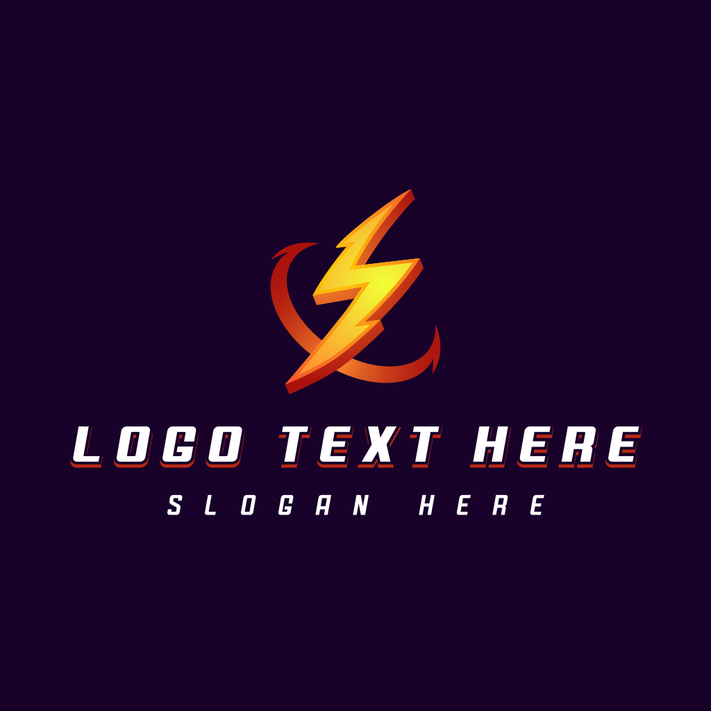 Electric Power Thunder Energy Logo | BrandCrowd Logo Maker