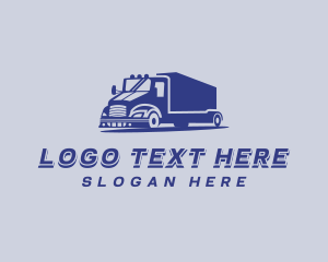 Transportation - Freight Truck Mover logo design