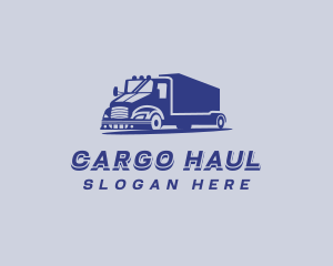 Freight Truck Mover logo design