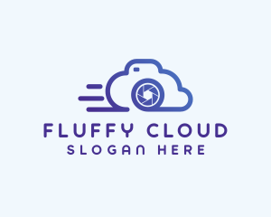 Gradient Cloud Camera  logo design