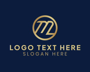 Modern Business Agency Letter M Logo