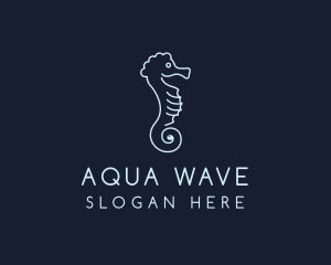 Oceanic - Seahorse Animal Pet logo design