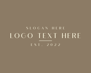 Wordmark - Elegant Business Brand logo design