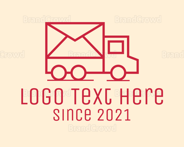 Mail Delivery Van Logo