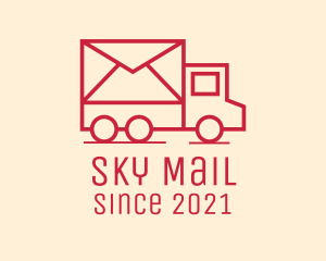 Mail Delivery Van logo design