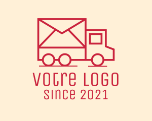 Vehicle - Mail Delivery Van logo design