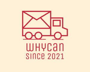 Truck - Mail Delivery Van logo design