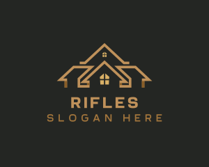 House Roofing Renovation Logo