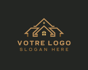 House Roofing Renovation logo design