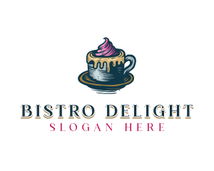 Brasserie - Sweet Cupcake Icing logo design