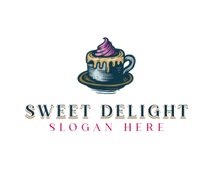 Sweet Cupcake Icing logo design