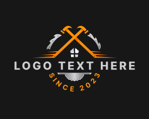 Builder - Handyman Hammer Renovation logo design