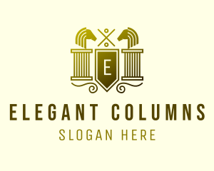 Legal Horse Column logo design