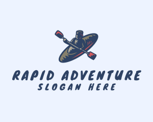 Water Rafting Sport  logo design