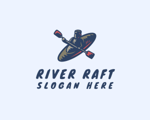 Water Rafting Sport  logo design