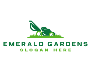 Gardening Grass Cutting logo design