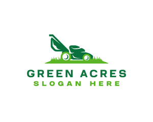 Gardening Grass Cutting logo design