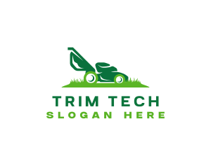 Trimmer - Gardening Grass Cutting logo design