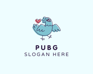 Pet - Chicken Heart Love logo design