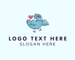 Veterinary - Chicken Heart Love logo design