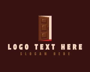 Sweet - Dessert Chocolate Door logo design