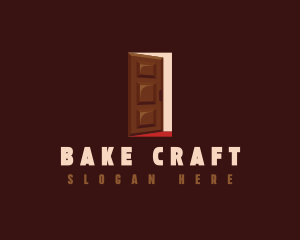 Dessert Chocolate Door logo design