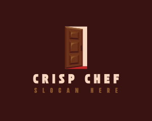 Dessert Chocolate Door logo design