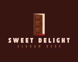 Dessert Chocolate Door logo design